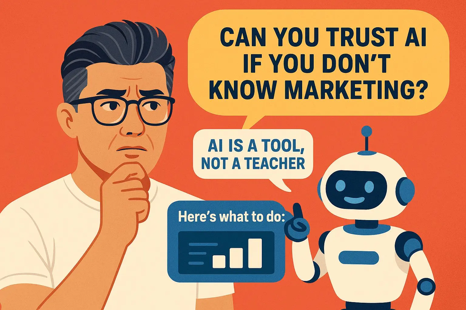 ¿Puedes confiar en la IA si no sabes de marketing? ¿Puedes confiar en la IA si no sabes de marketing?