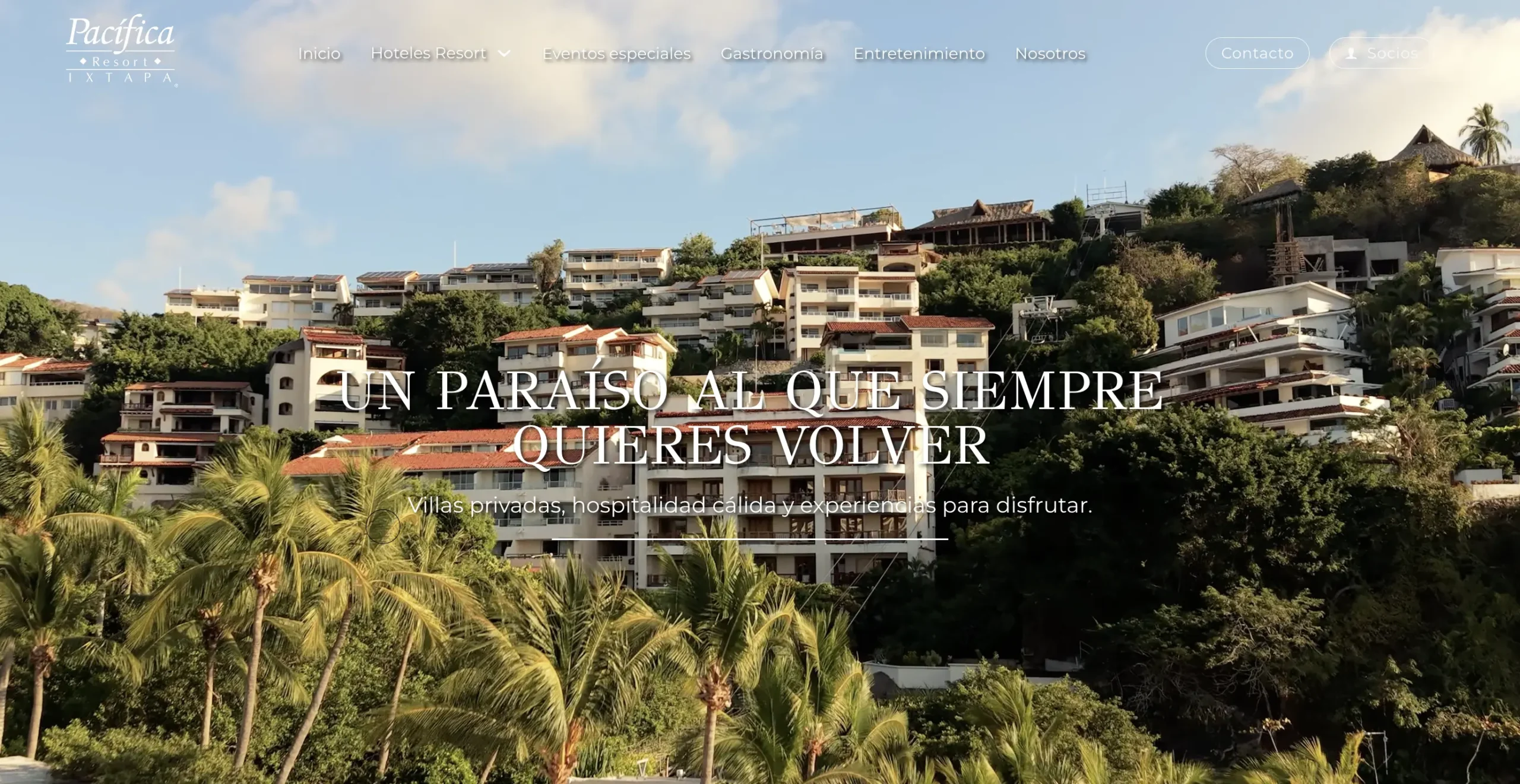 Sitio web Pacífica